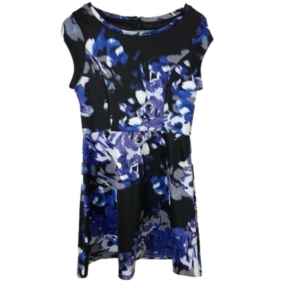 Cynthia Rowley Dresses & Skirts - Cynthia Rowley Purple Gray White & Black Floral